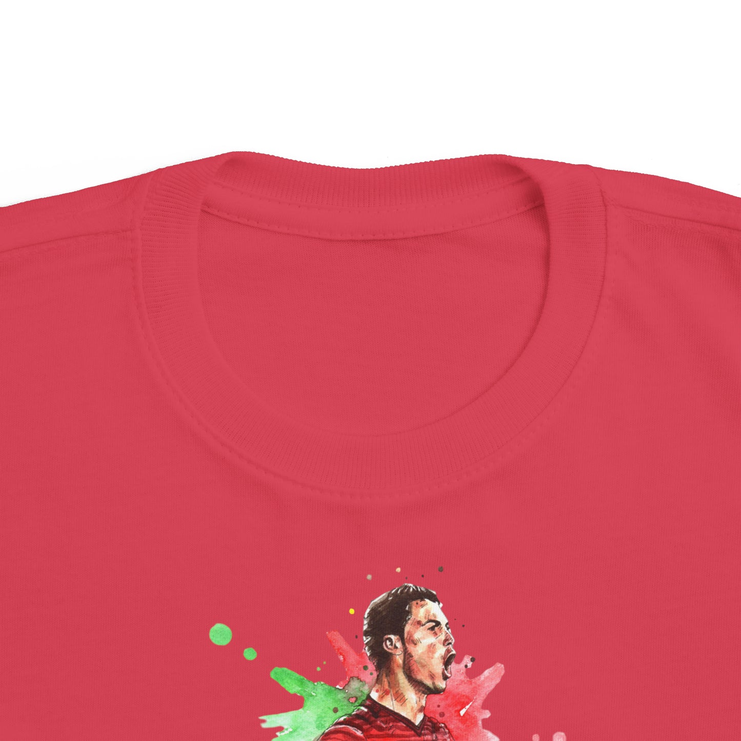 Ronaldo Portugal Vintage Toddler's Fine Jersey Tee