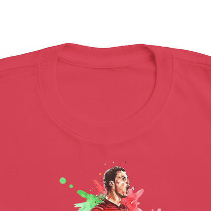 Ronaldo Portugal Vintage Toddler's Fine Jersey Tee