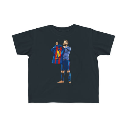 El Clasico Iconic Messi Celebration Toddler's Fine Jersey Tee