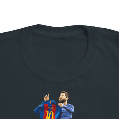 El Clasico Iconic Messi Celebration Toddler's Fine Jersey Tee
