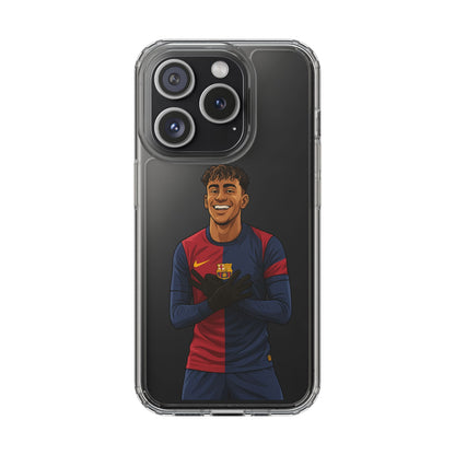 Lamine Yamal Barca Boy Clear Phone Case