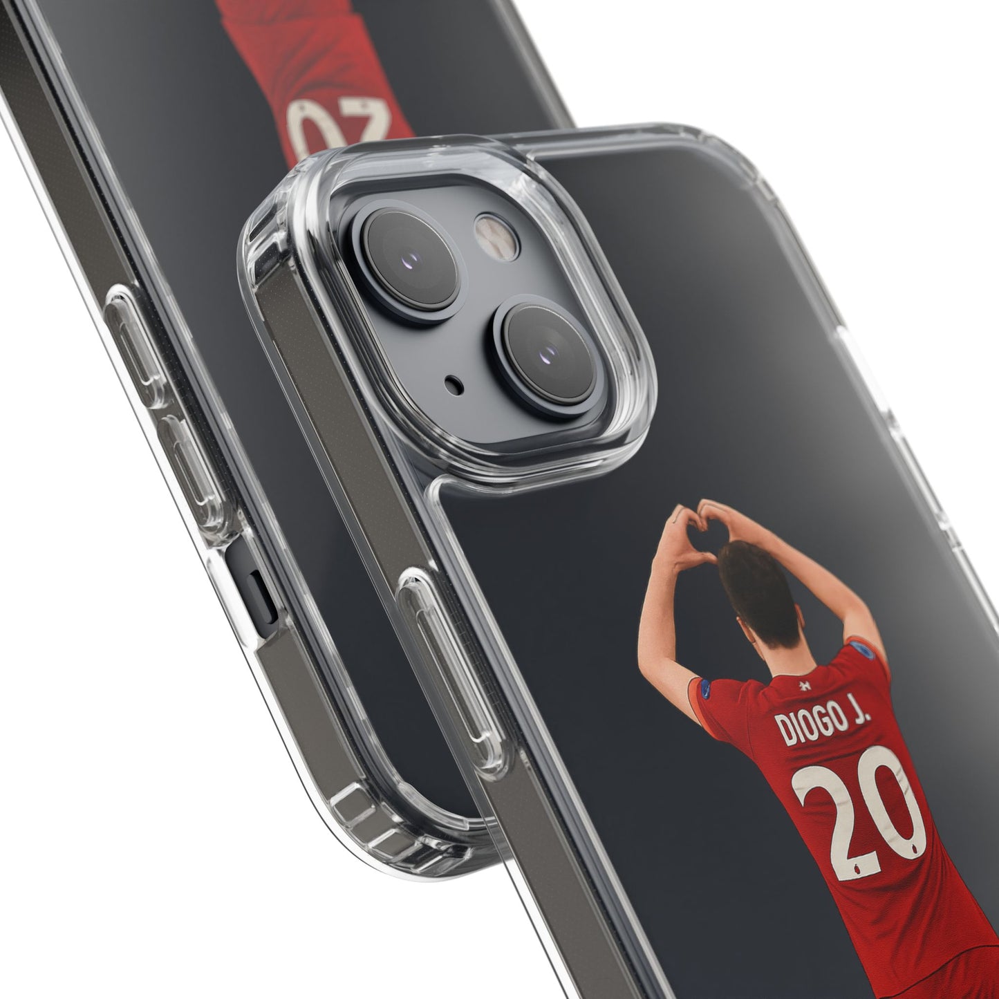 Diogo Jota Forever Liverpool Custom Clear Phone Case