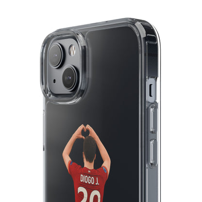 Diogo Jota Forever Liverpool Custom Clear Phone Case