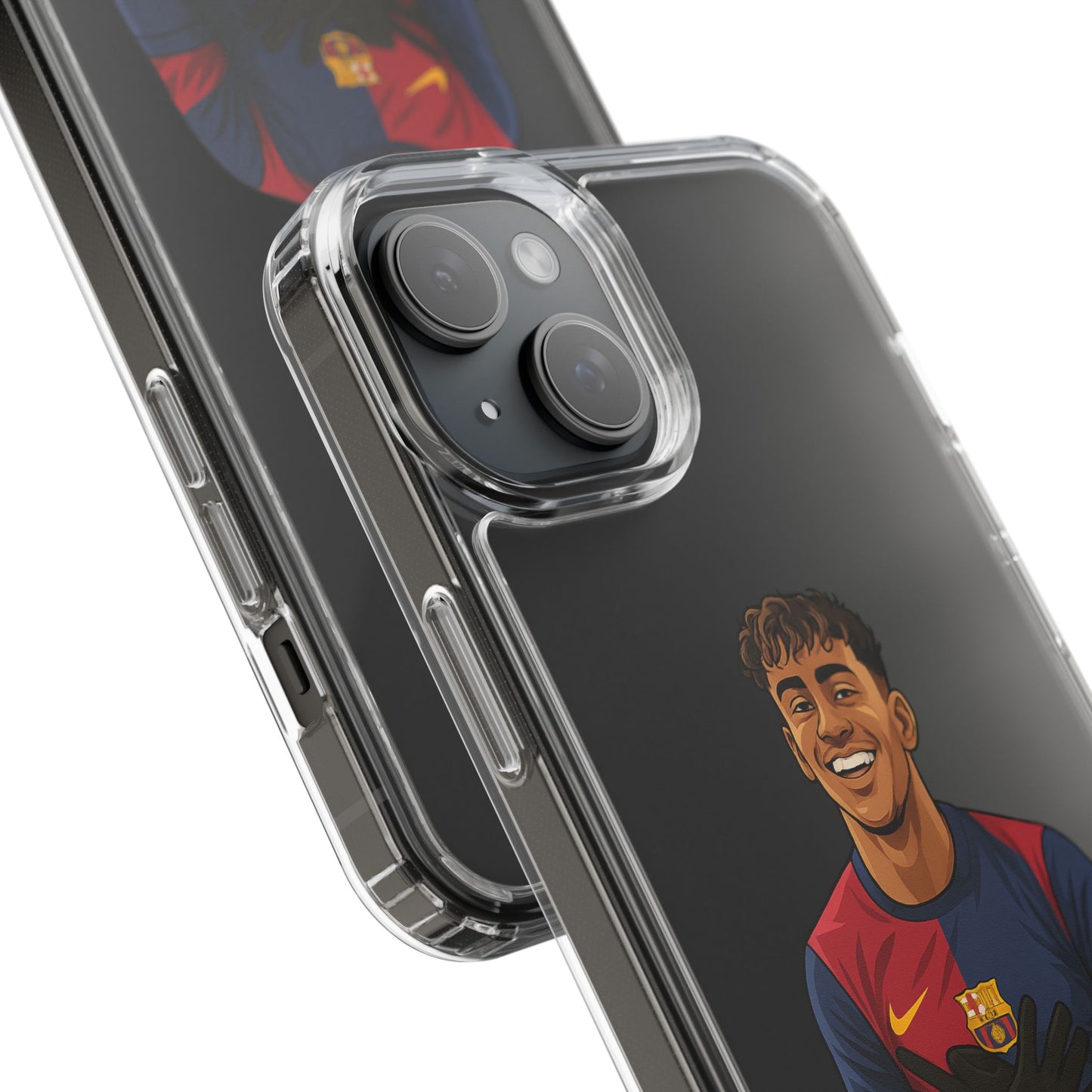Lamine Yamal Barca Boy Clear Phone Case