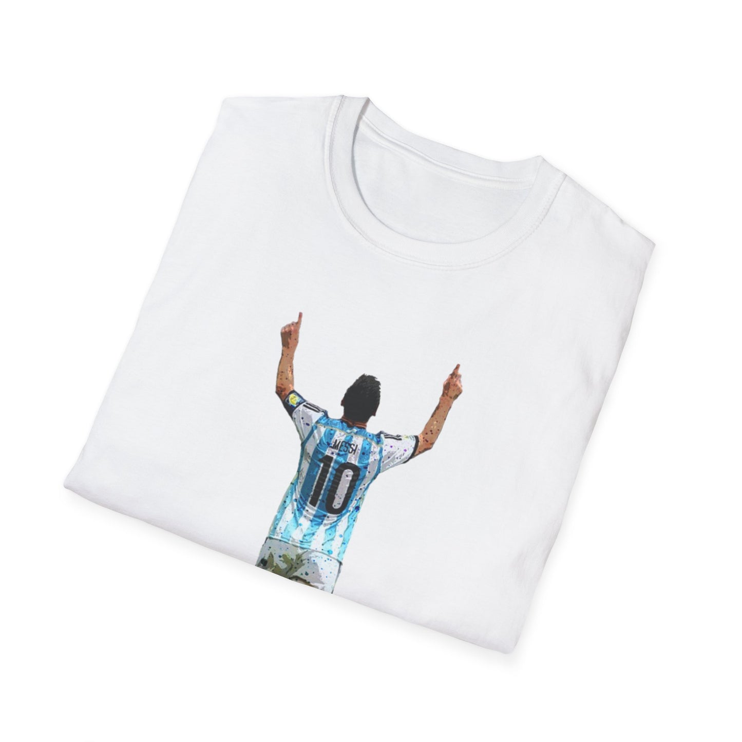 Messi Celebration Argentina Unisex U-Neck T-Shirt