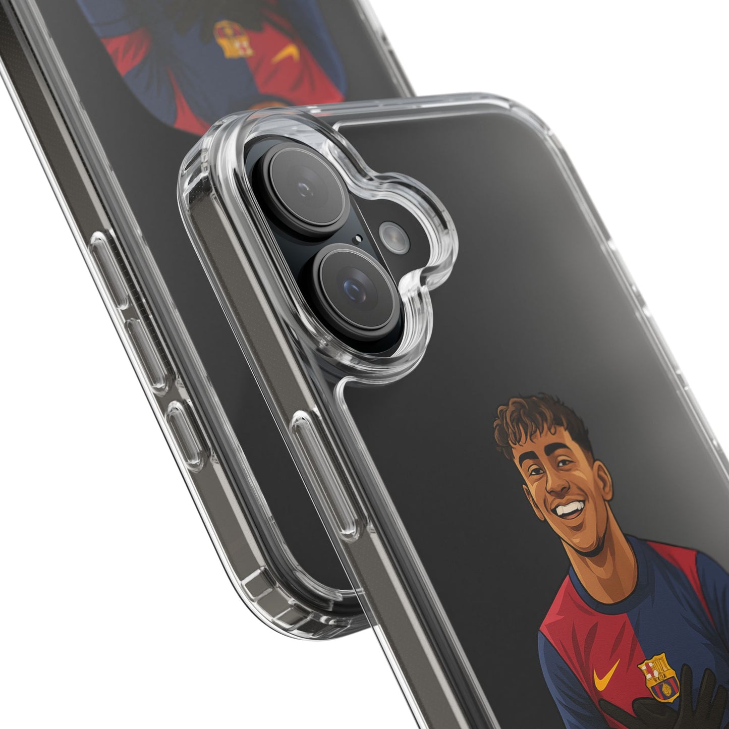 Lamine Yamal Barca Boy Clear Phone Case