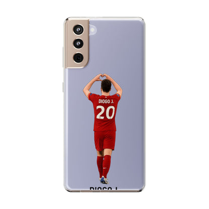 Diogo Jota Forever Liverpool Custom Clear Phone Case
