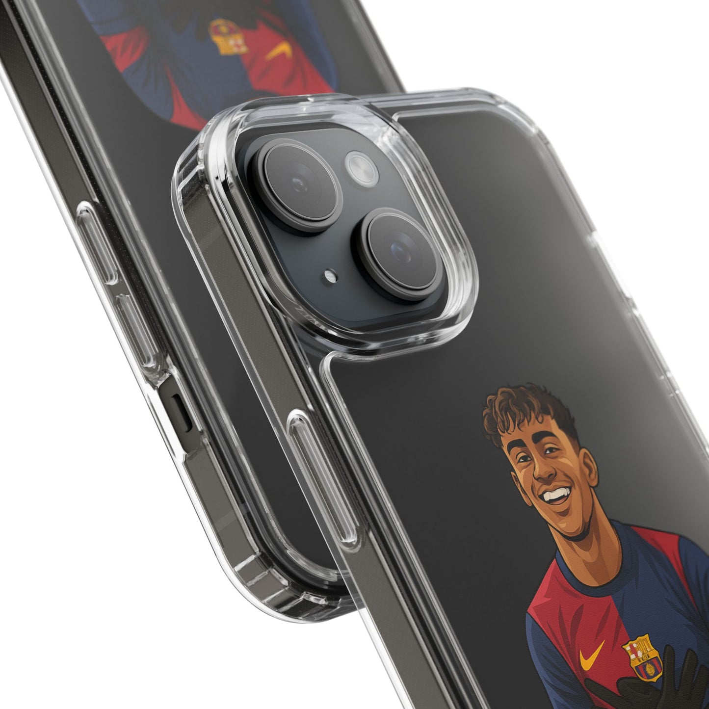 Lamine Yamal Barca Boy Clear Phone Case