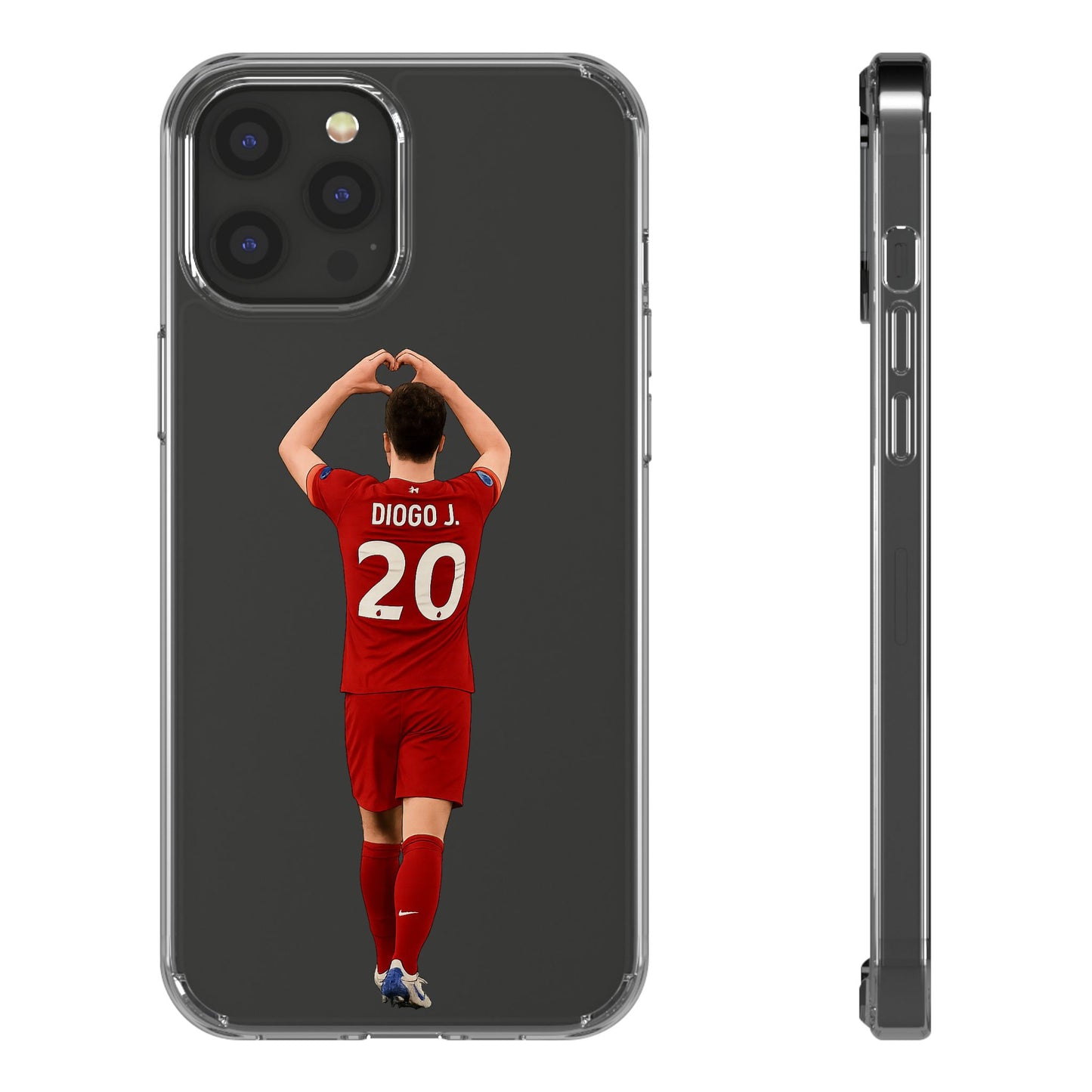 Diogo Jota Forever Liverpool Custom Clear Phone Case