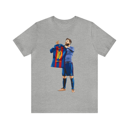 El Clasico Iconic Messi Celebration Unisex Jersey Short Sleeve Tee