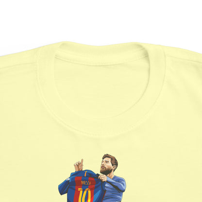 El Clasico Iconic Messi Celebration Toddler's Fine Jersey Tee