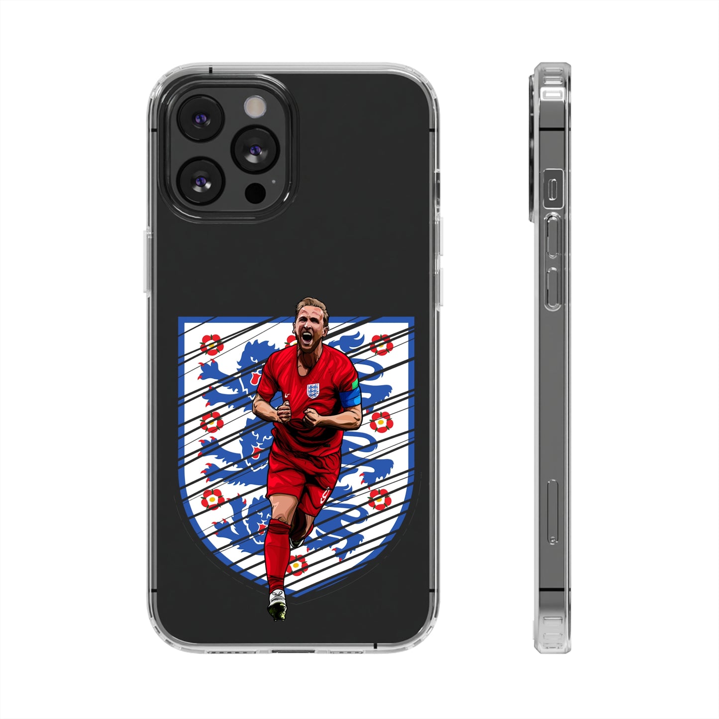 Harry Kane England logo Clear Cases