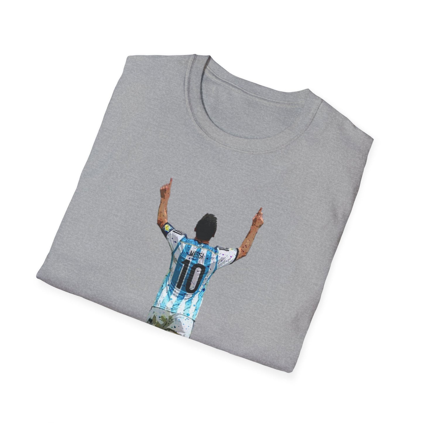 Messi Celebration Argentina Unisex U-Neck T-Shirt