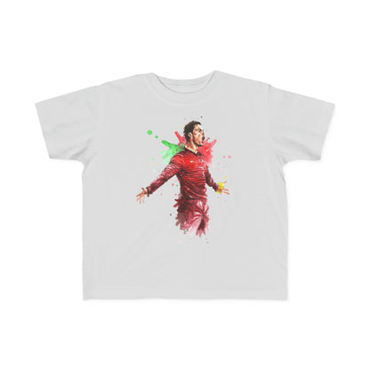 Ronaldo Portugal Vintage Toddler's Fine Jersey Tee