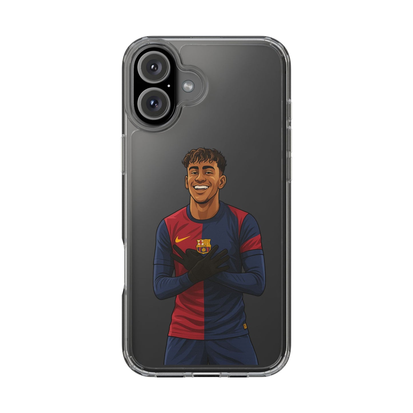 Lamine Yamal Barca Boy Clear Phone Case