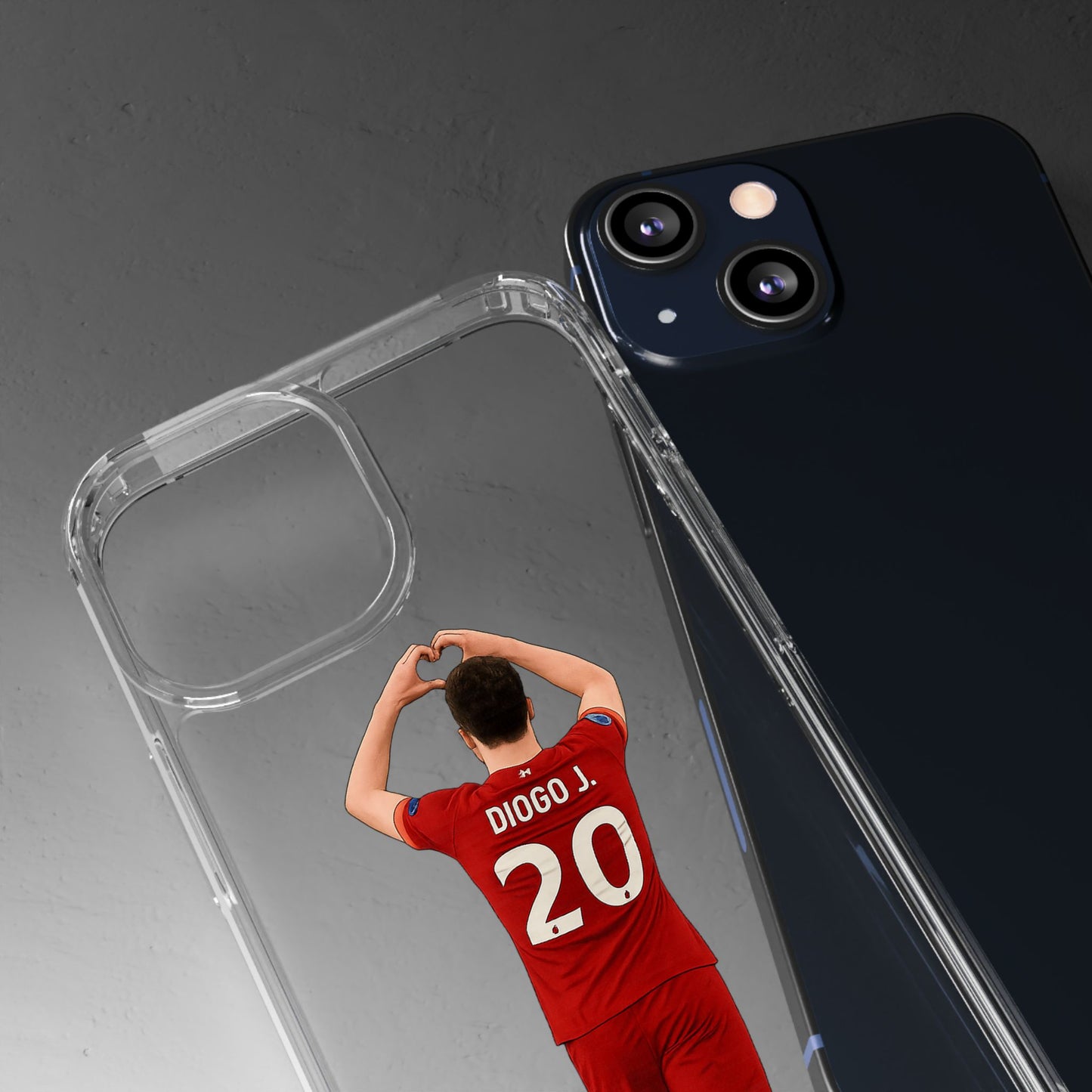 Diogo Jota Forever Liverpool Custom Clear Phone Case