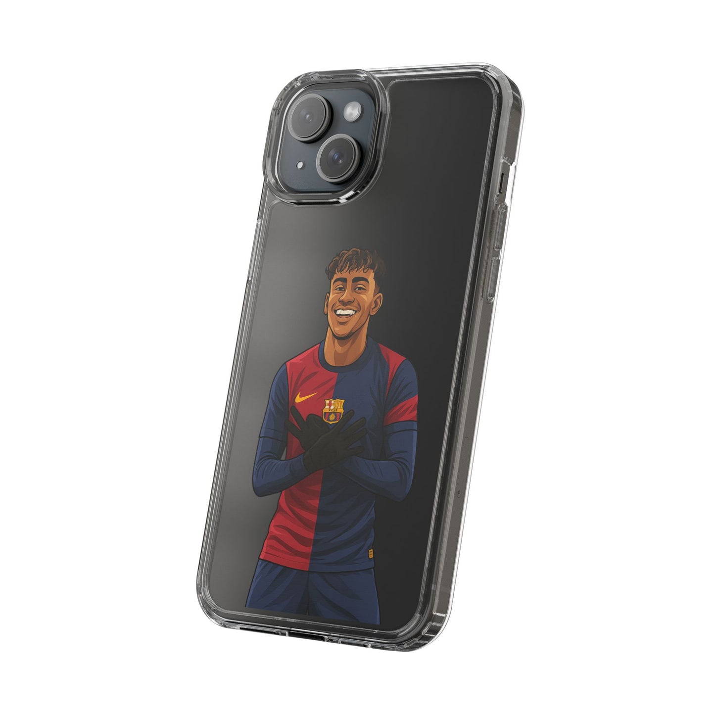 Lamine Yamal Barca Boy Clear Phone Case