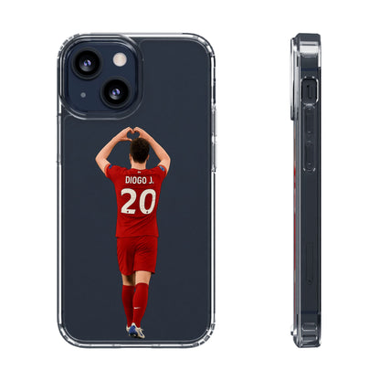 Diogo Jota Forever Liverpool Custom Clear Phone Case