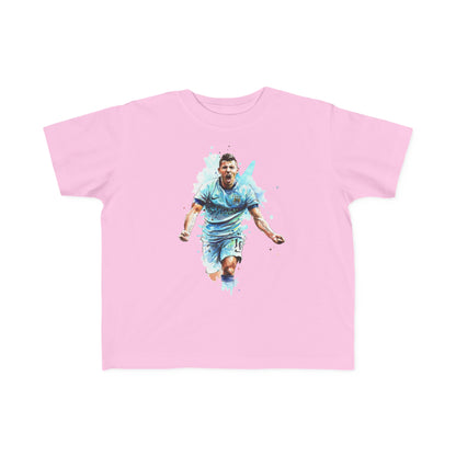 Man City Aguero Vintage Toddler's Fine Jersey Tee