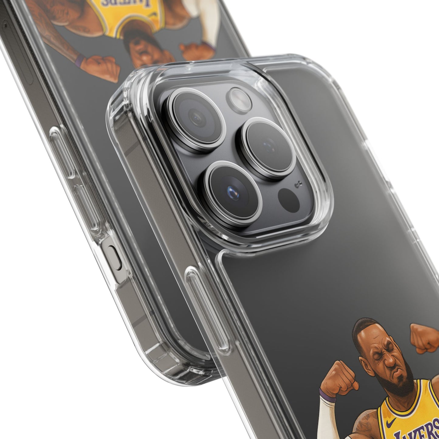 LeBron James Clear Phone Case - Basketball Lover Gift, Trendy iPhone Accessory, Sports Fan Case, Unique Cell Cover, NBA Gift Idea