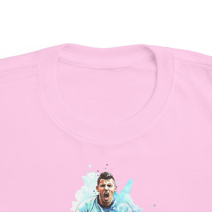 Man City Aguero Vintage Toddler's Fine Jersey Tee