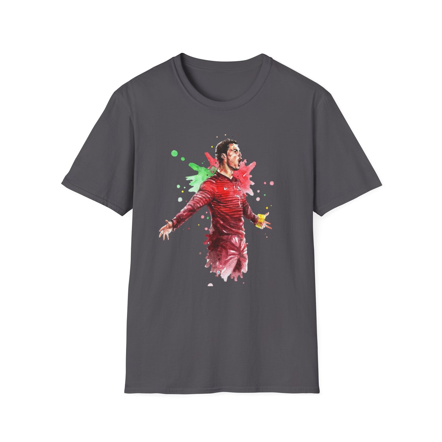 Ronaldo Portugal Vintage Unisex Softstyle T-Shirt