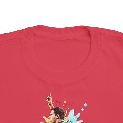 Lionel Messi Argentina Captain Vintage Toddler's Fine Jersey Tee