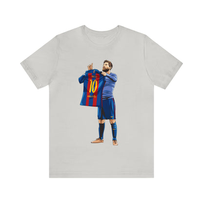 El Clasico Iconic Messi Celebration Unisex Jersey Short Sleeve Tee