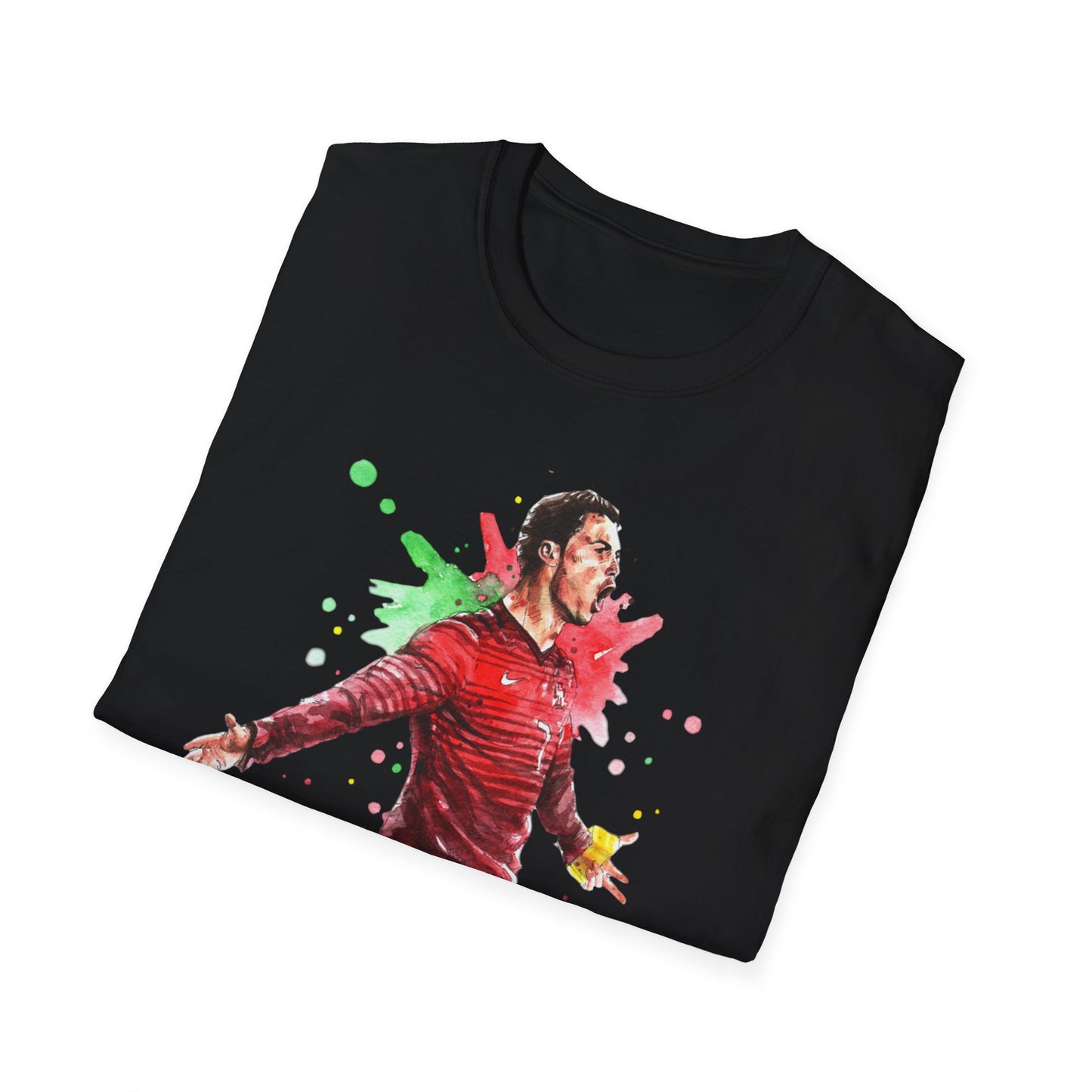 Ronaldo Portugal Vintage Unisex Softstyle T-Shirt