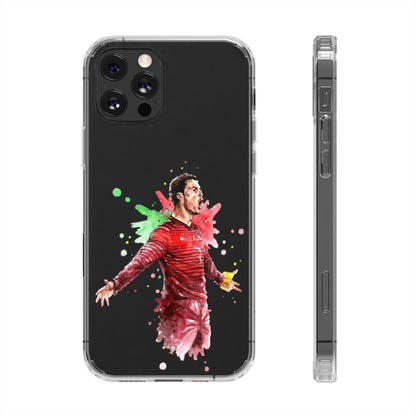 Ronaldo Portugal Vintage Clear Cases