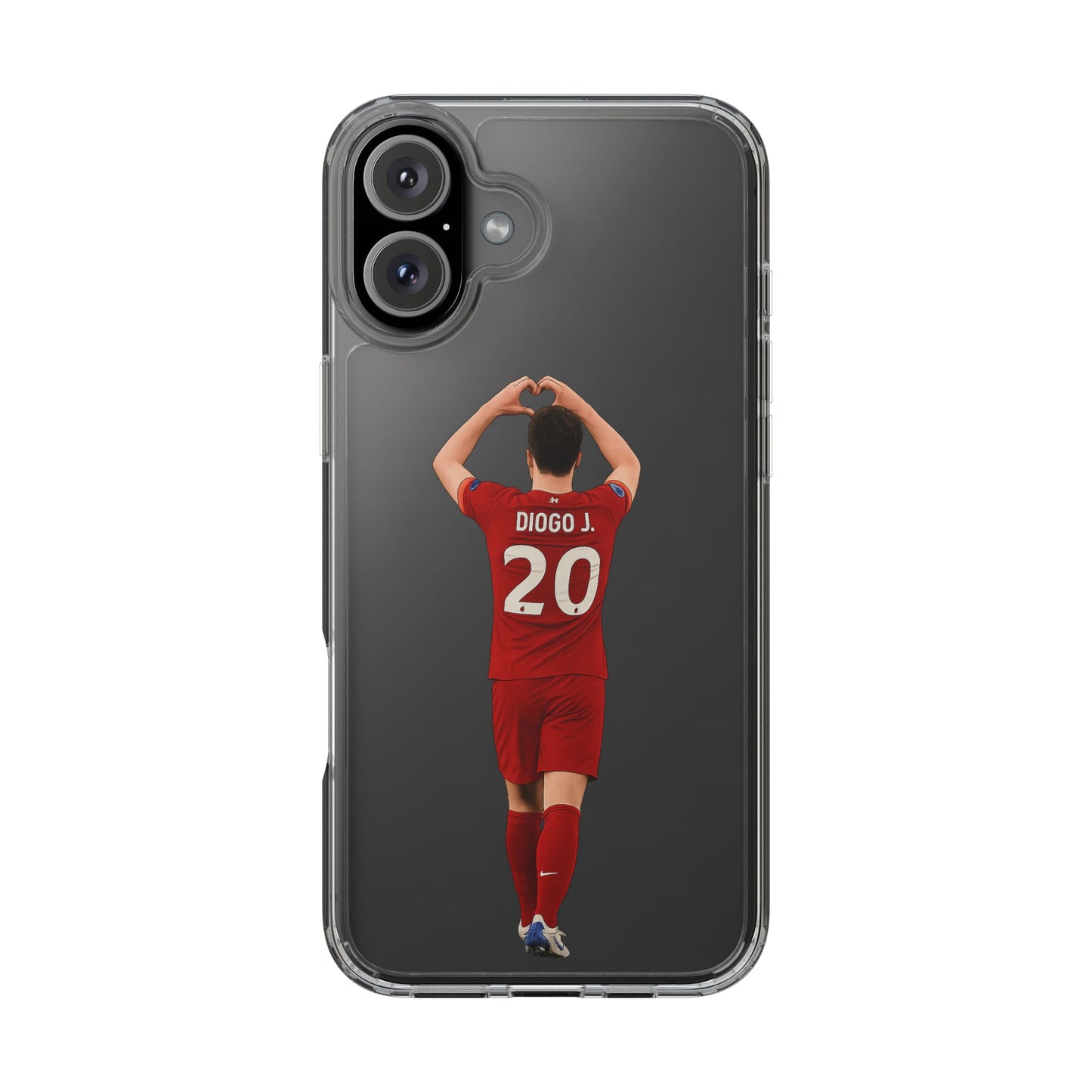 Diogo Jota Forever Liverpool Custom Clear Phone Case