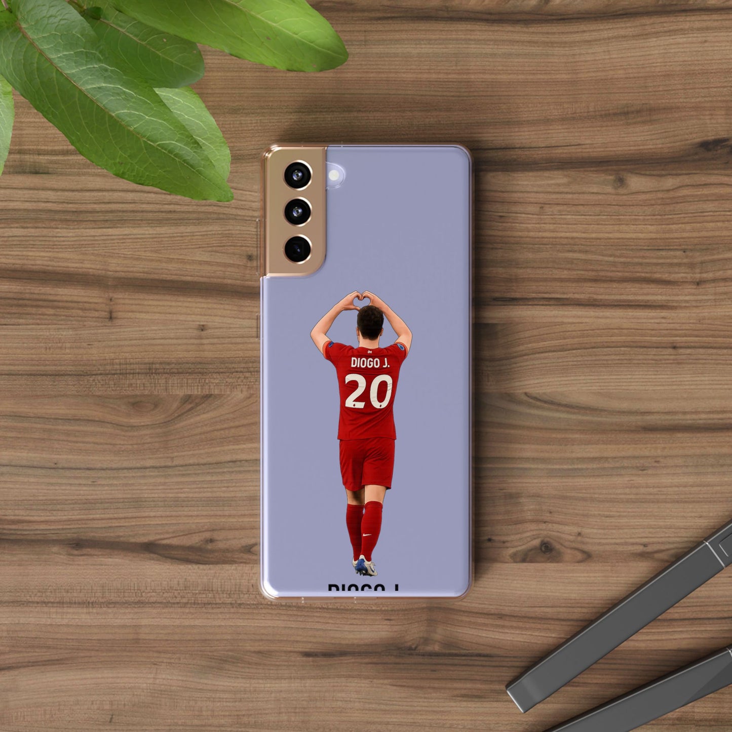 Diogo Jota Forever Liverpool Custom Clear Phone Case