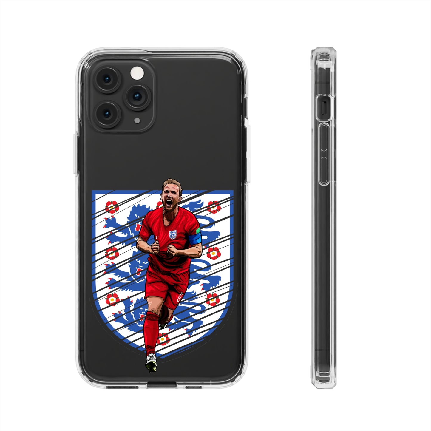 Harry Kane England logo Clear Cases