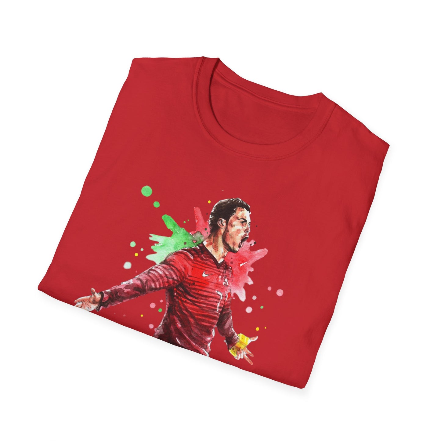 Ronaldo Portugal Vintage Unisex Softstyle T-Shirt