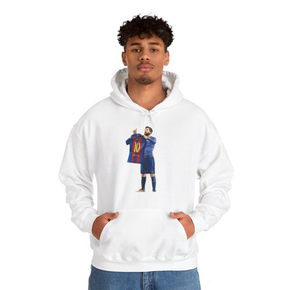El Clasico Iconic Messi Celebration Unisex Heavy Blend™ Hooded Sweatshirt