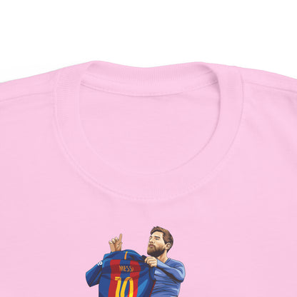 El Clasico Iconic Messi Celebration Toddler's Fine Jersey Tee