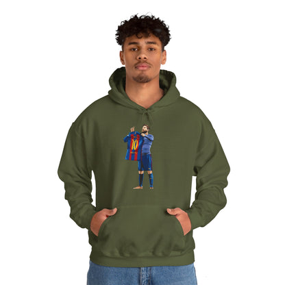 El Clasico Iconic Messi Celebration Unisex Heavy Blend™ Hooded Sweatshirt