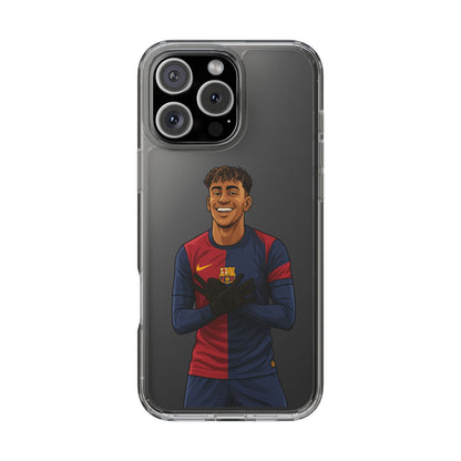 Lamine Yamal Barca Boy Clear Phone Case
