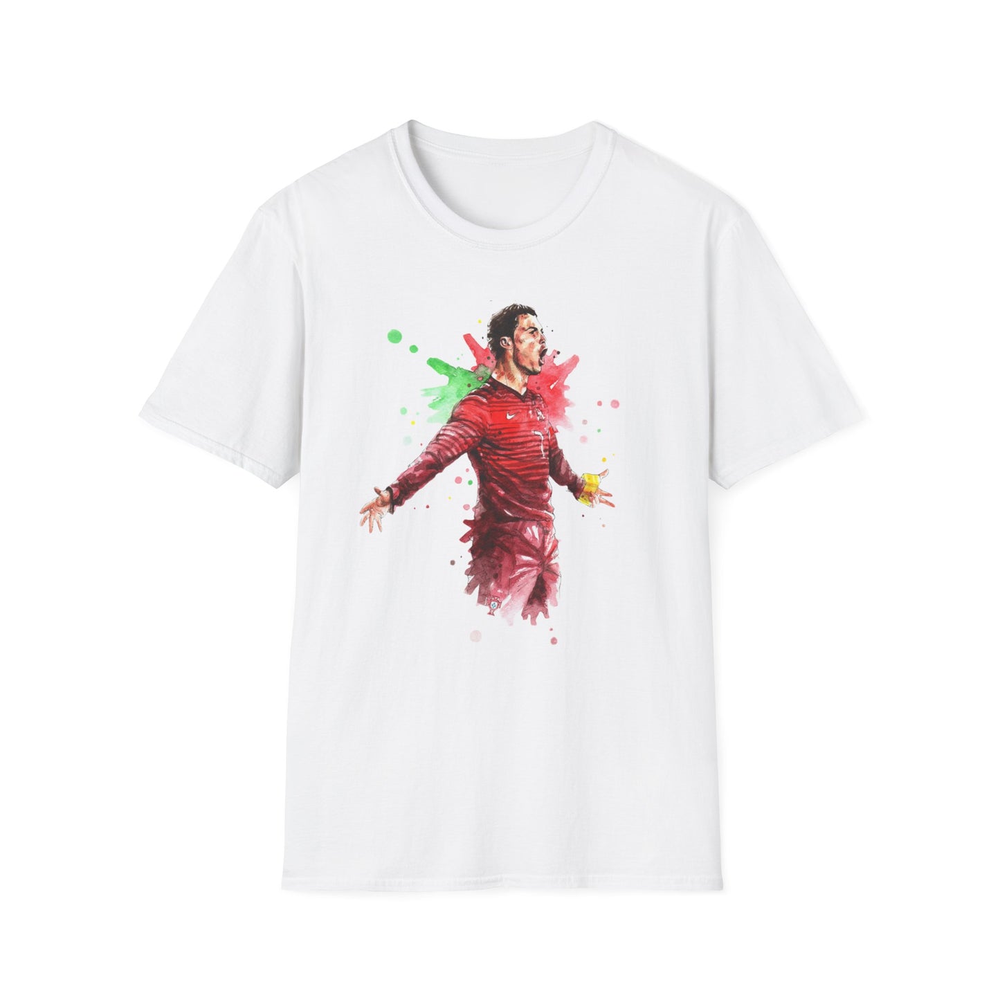 Ronaldo Portugal Vintage Unisex Softstyle T-Shirt