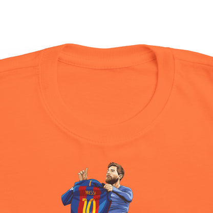 El Clasico Iconic Messi Celebration Toddler's Fine Jersey Tee