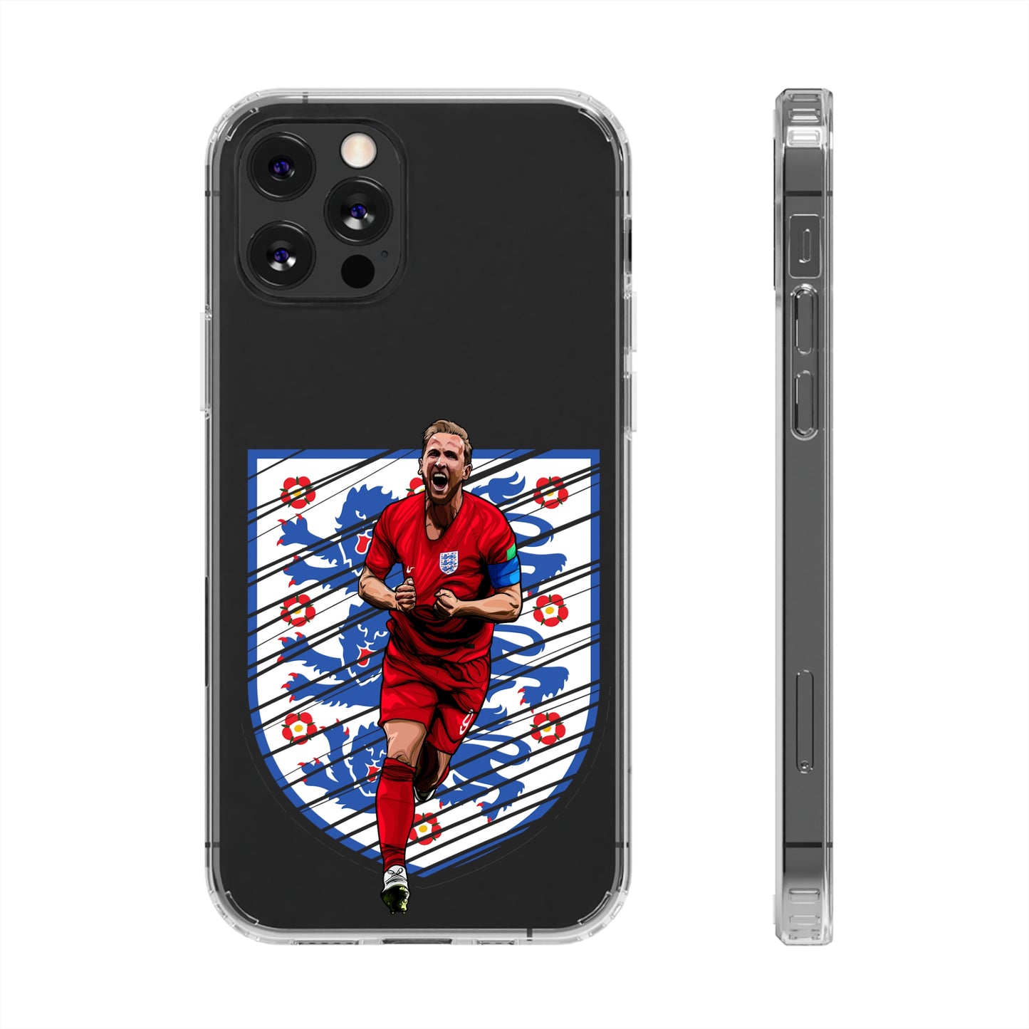 Harry Kane England logo Clear Cases