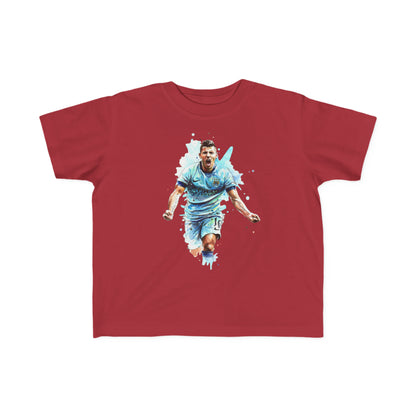 Man City Aguero Vintage Toddler's Fine Jersey Tee