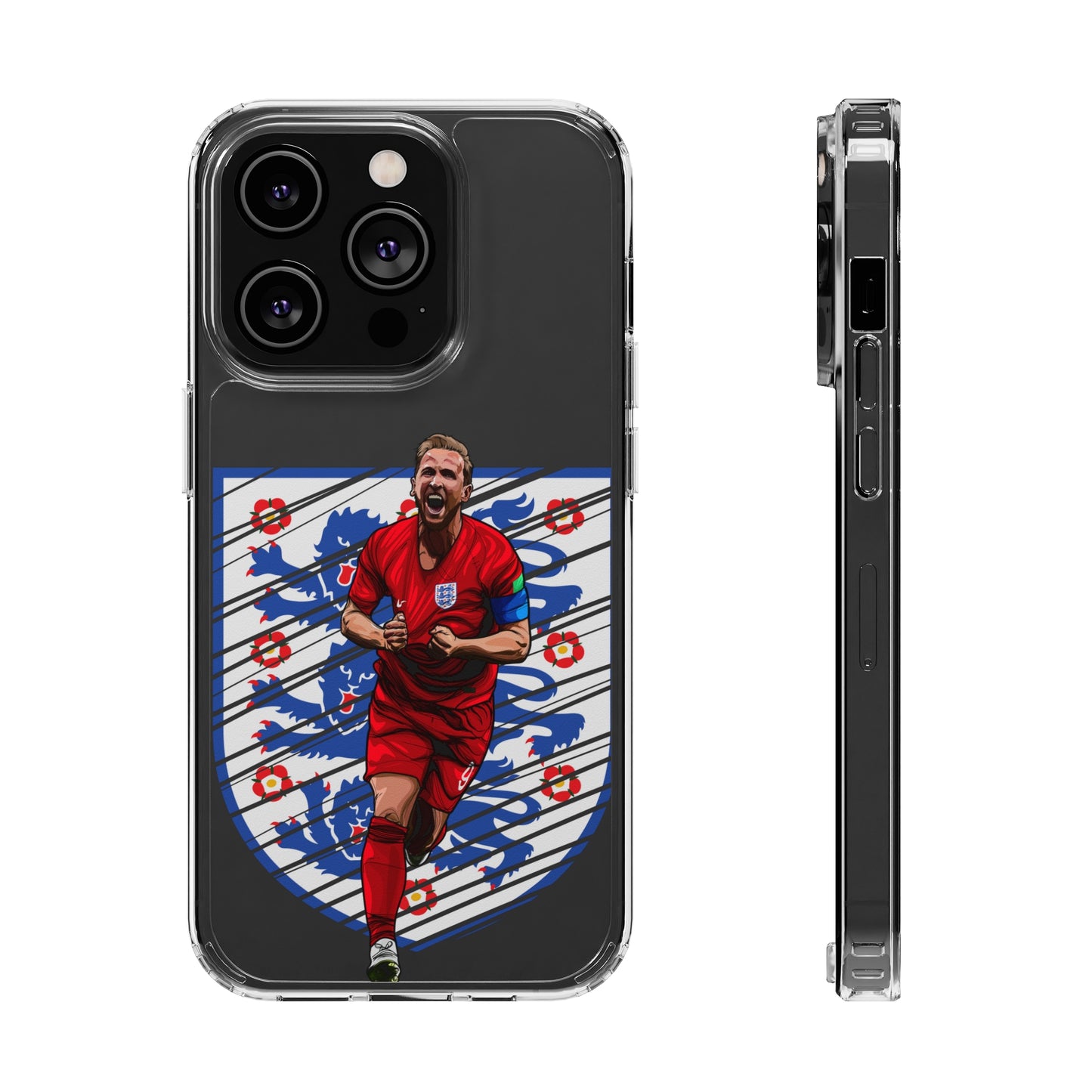 Harry Kane England logo Clear Cases