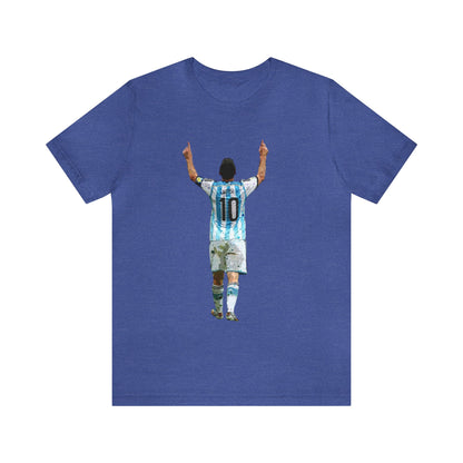 Messi Celebration Argentina Unisex Jersey Short Sleeve Tee