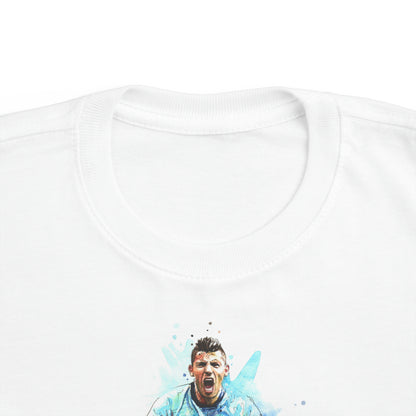 Man City Aguero Vintage Toddler's Fine Jersey Tee