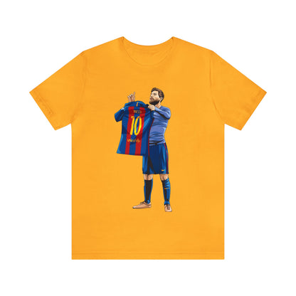 El Clasico Iconic Messi Celebration Unisex Jersey Short Sleeve Tee