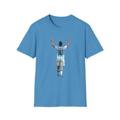 Messi Celebration Argentina Unisex U-Neck T-Shirt