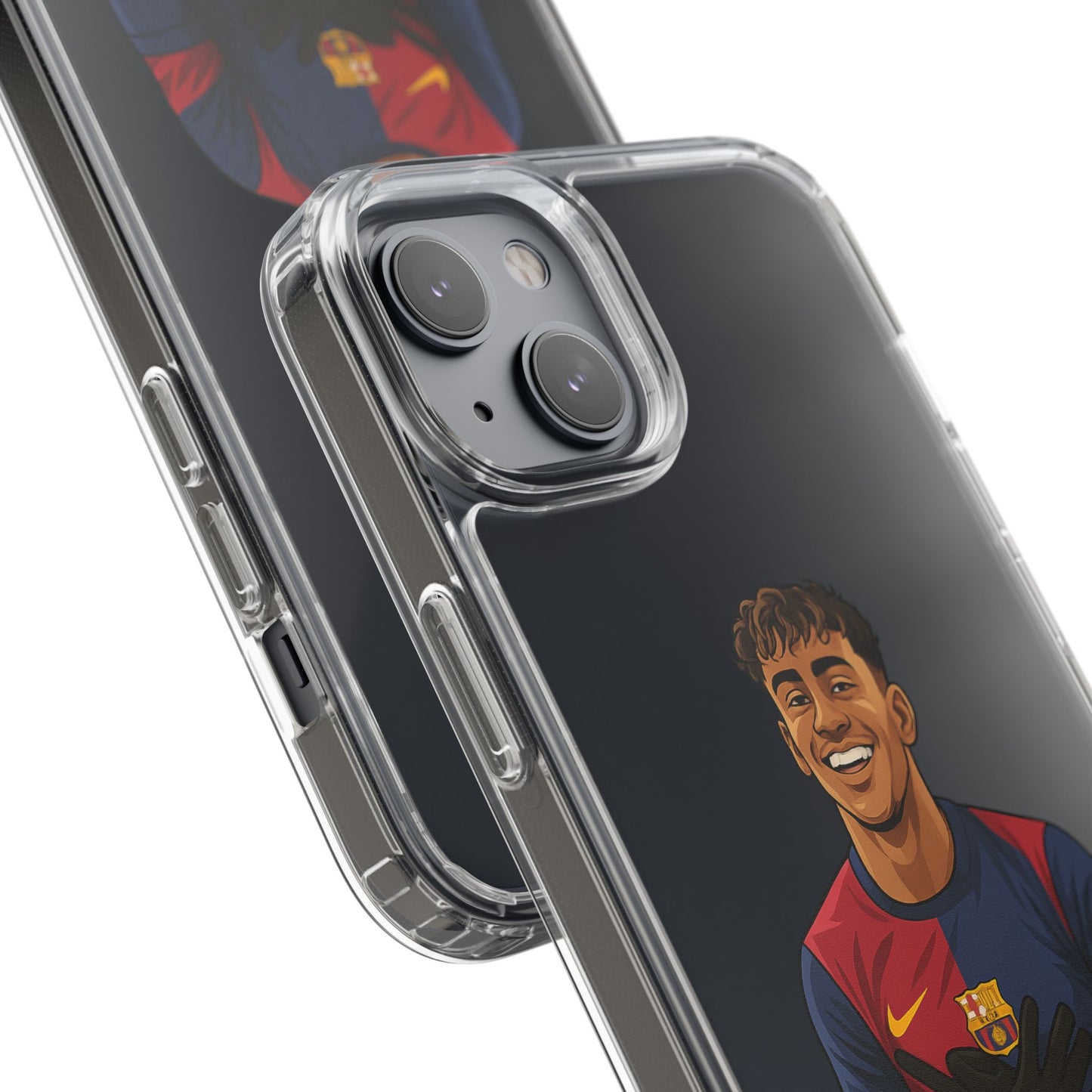Lamine Yamal Barca Boy Clear Phone Case