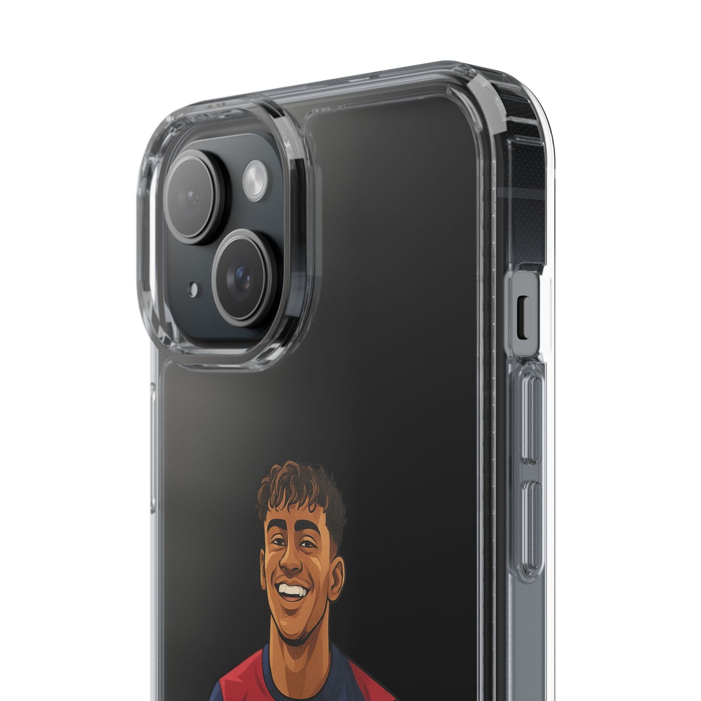 Lamine Yamal Barca Boy Clear Phone Case