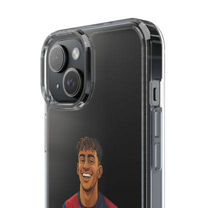 Lamine Yamal Barca Boy Clear Phone Case